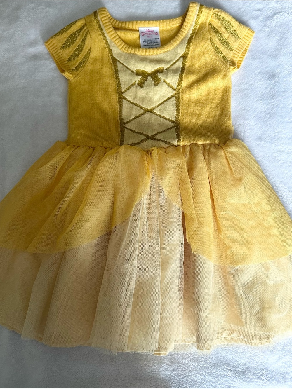 Disney Yellow Princess Tulle Dress